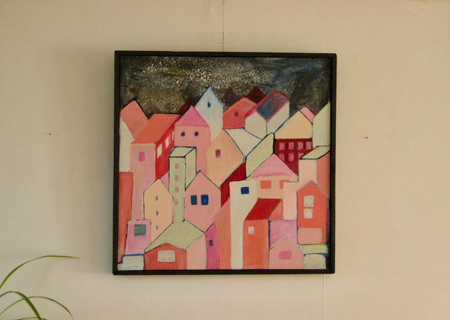 "Houses in Pink Tones" Martina Molla