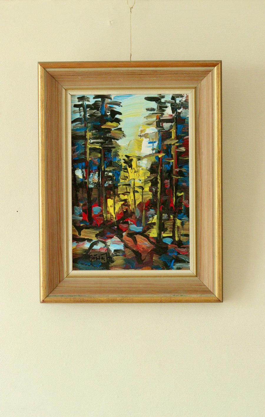 "Tall Trunks in a Large Forest" by Gösta Hilding