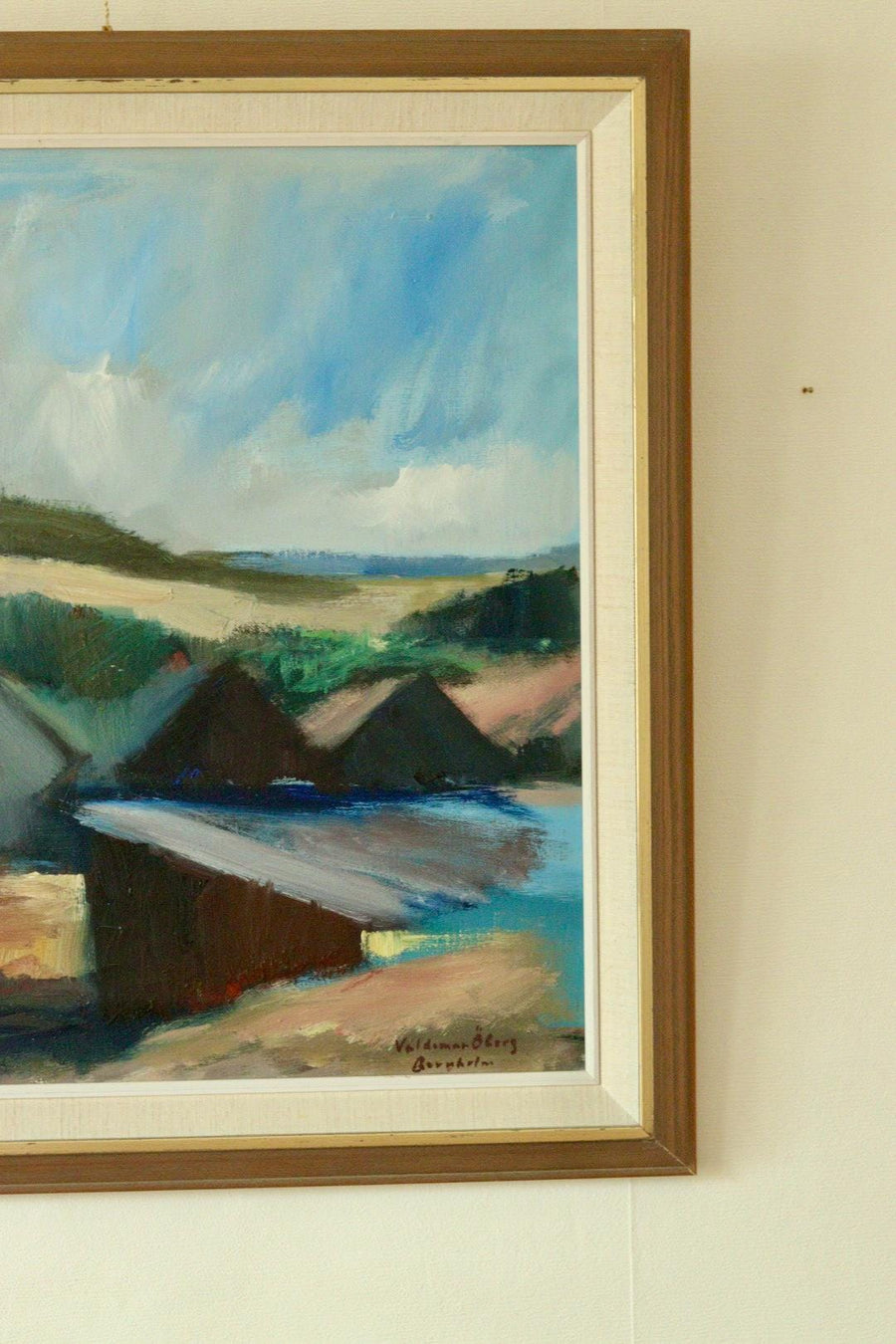 "Landscape with Buildings" – VALDEMAR ÖBERG