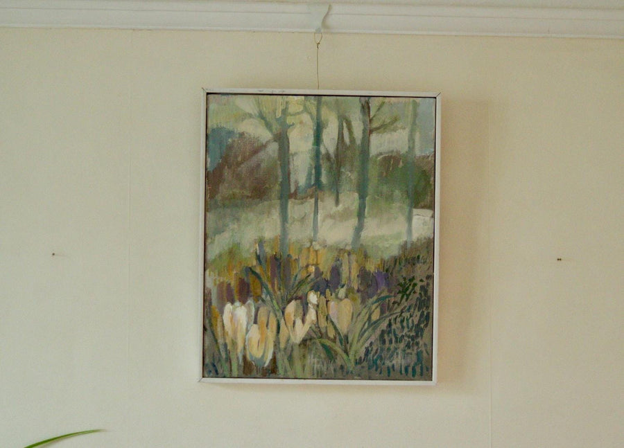 “Crocus in the Garden” by Hildegard Falk