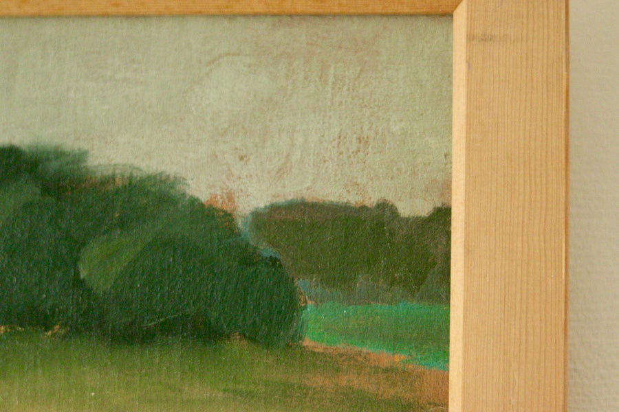 Original Mid-Century Scandinavian Oil on Panel – “Landscape I”