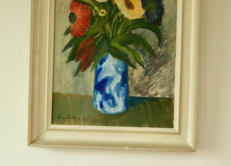 “Still Life with Blue Vase” by Lars Boethius