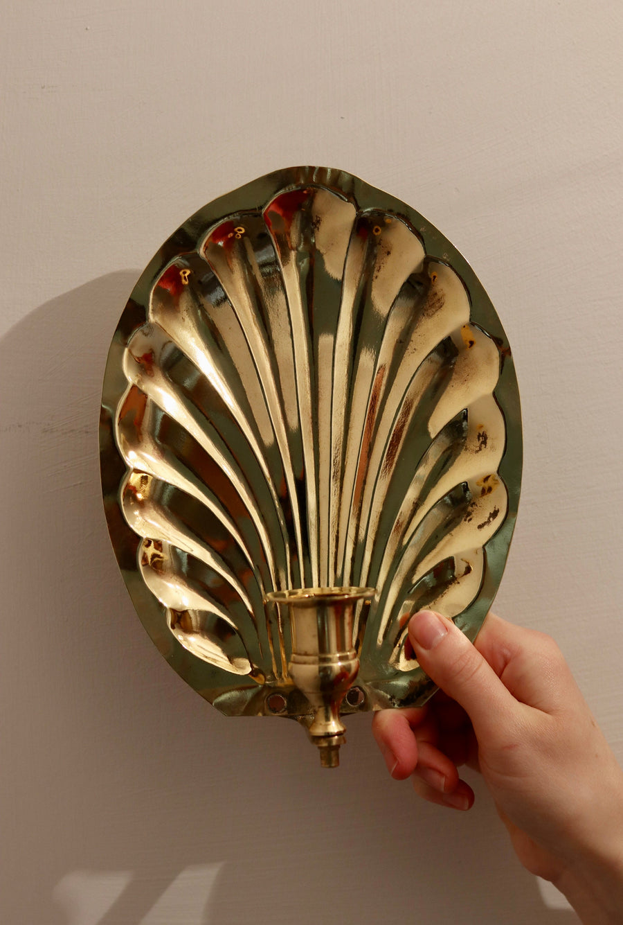 Pair of Vintage Brass Sconces