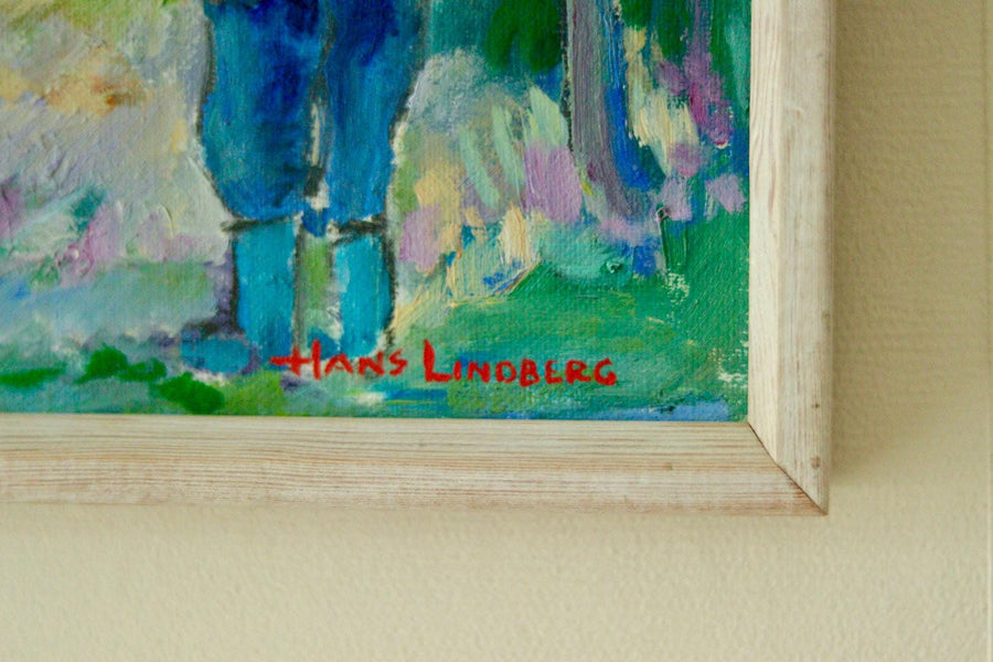 Original Swedish Oil on Canvas – By HANS LINDBERG