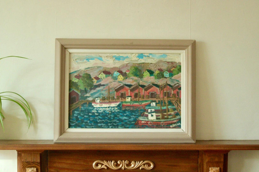 “Fiskeläge Bohuslän” by Göte Johansson