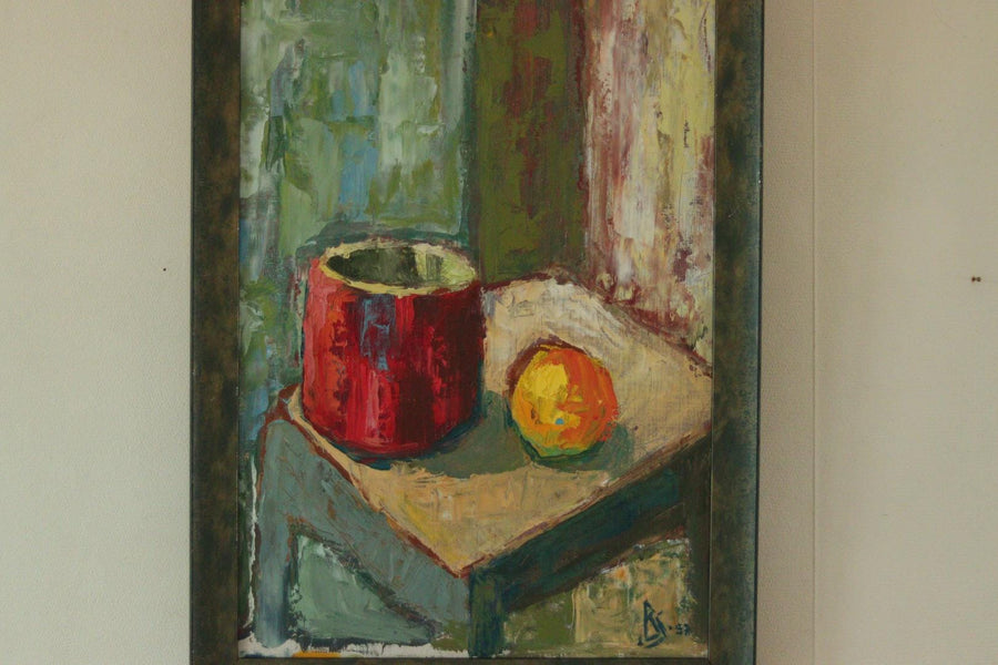 “Still Life Red Pot” by BS
