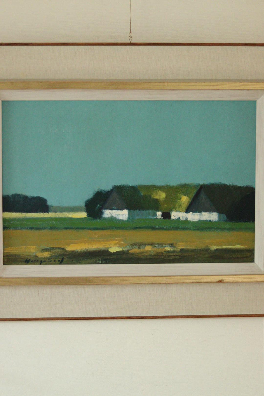 “Gårdsmotiv” by Bengt Hillgrund