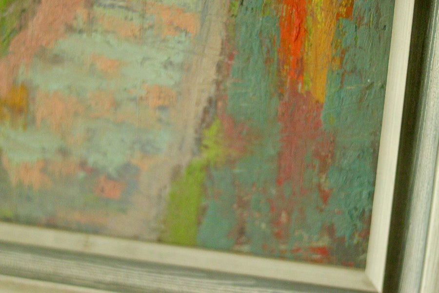 Original Mid-Century Oil on Panel – “Country Lane”