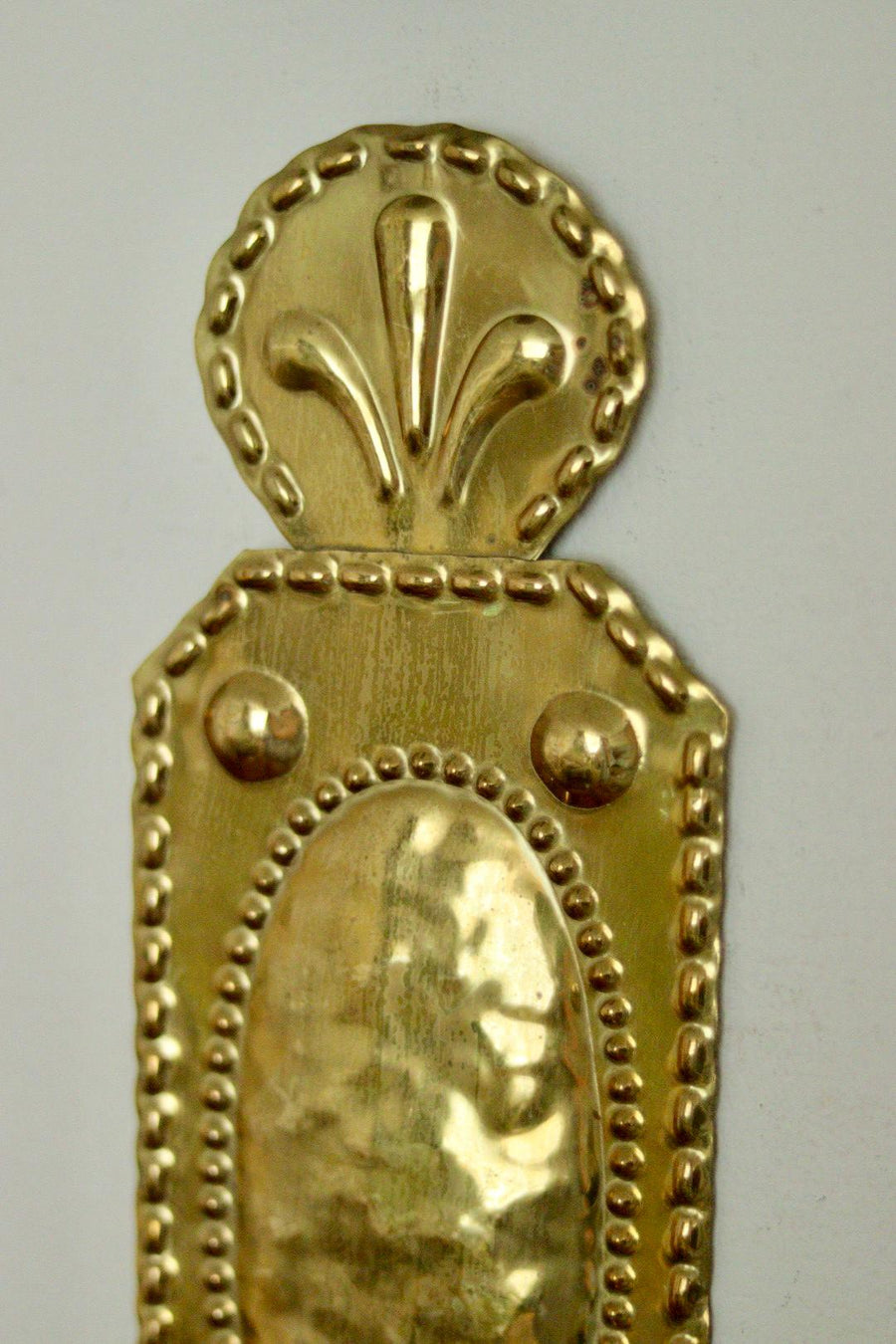 Pair of Mid Century Swedish Brass Sconces